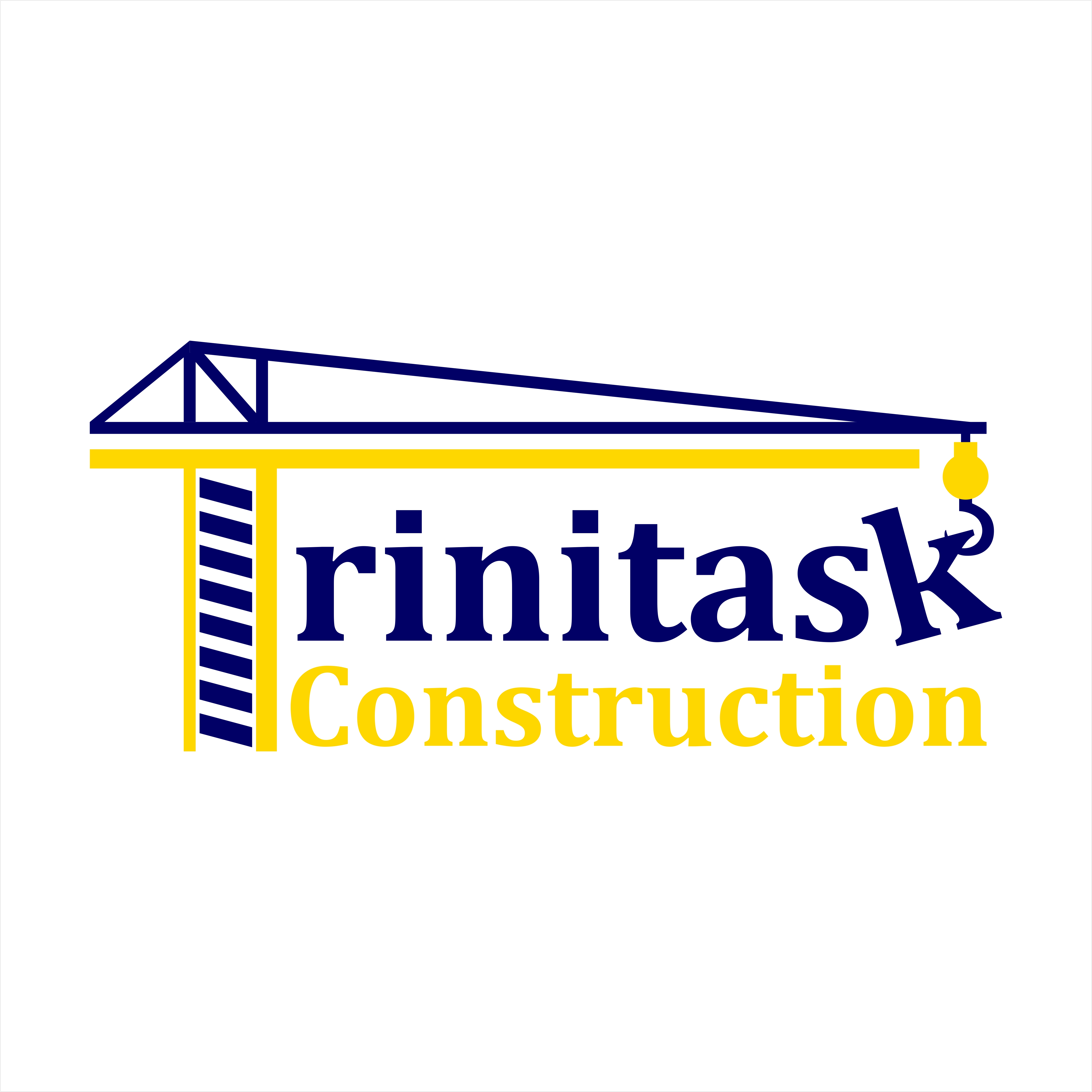 Logo Design by Sergio Medina for Trinitask Construction, Inc | Design #25582223
