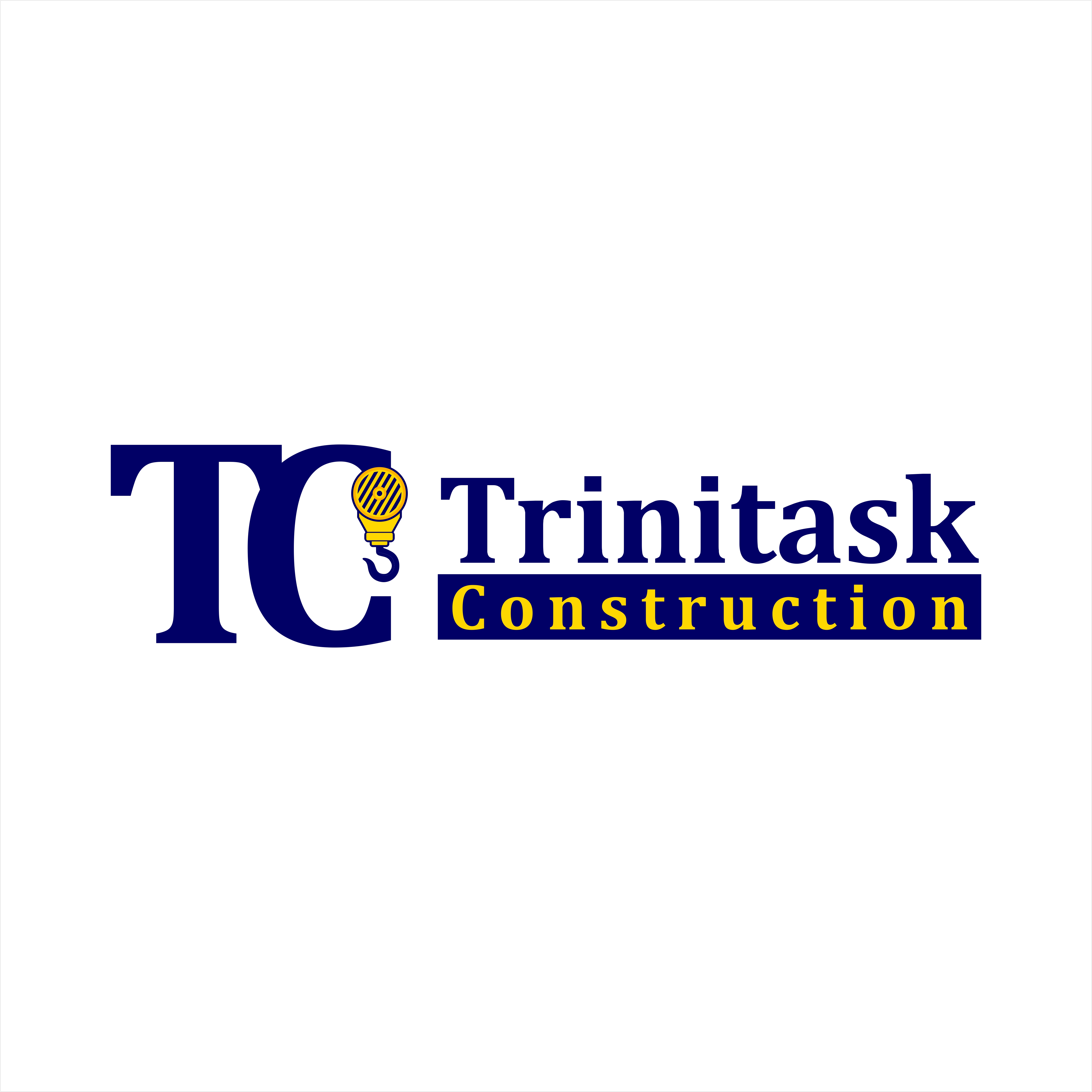 Logo Design by Sergio Medina for Trinitask Construction, Inc | Design #25582224