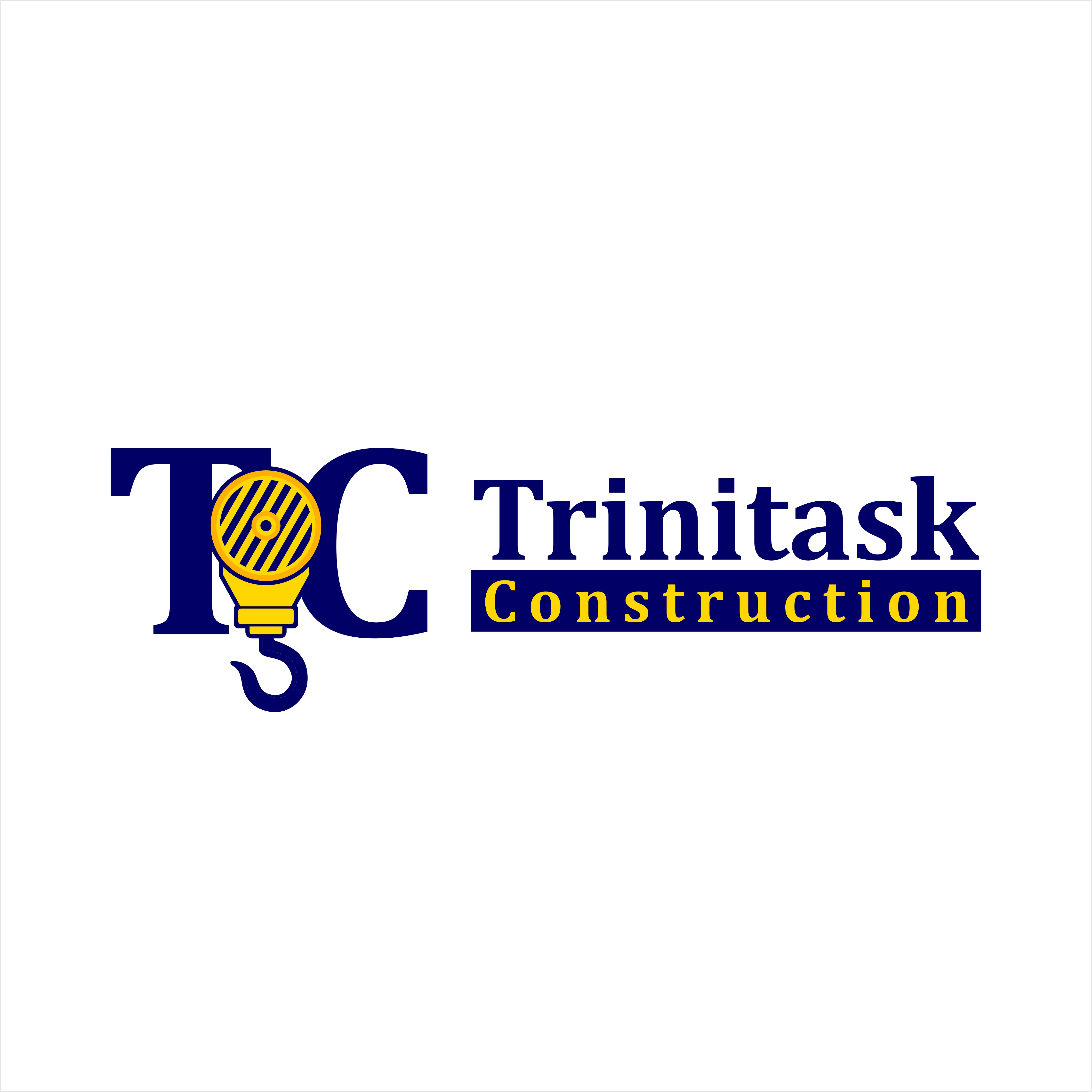 Logo Design by Sergio Medina for Trinitask Construction, Inc | Design #25582225