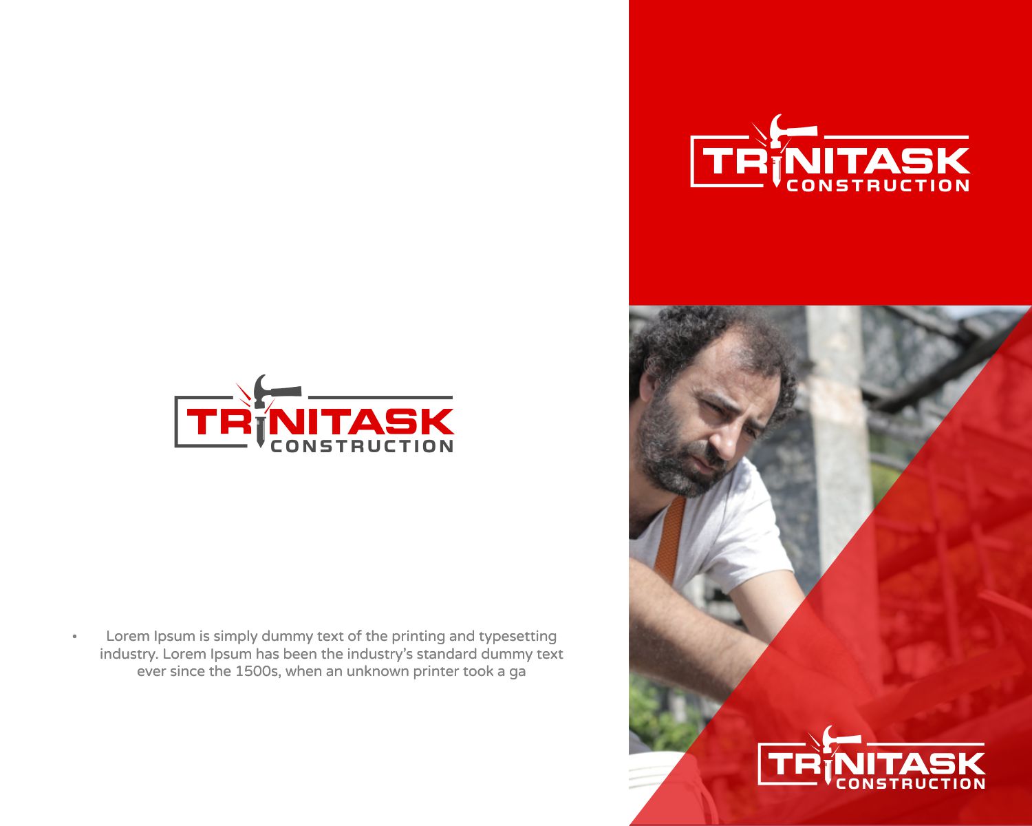 Logo Design by MX LogoArt for Trinitask Construction, Inc | Design #25598449
