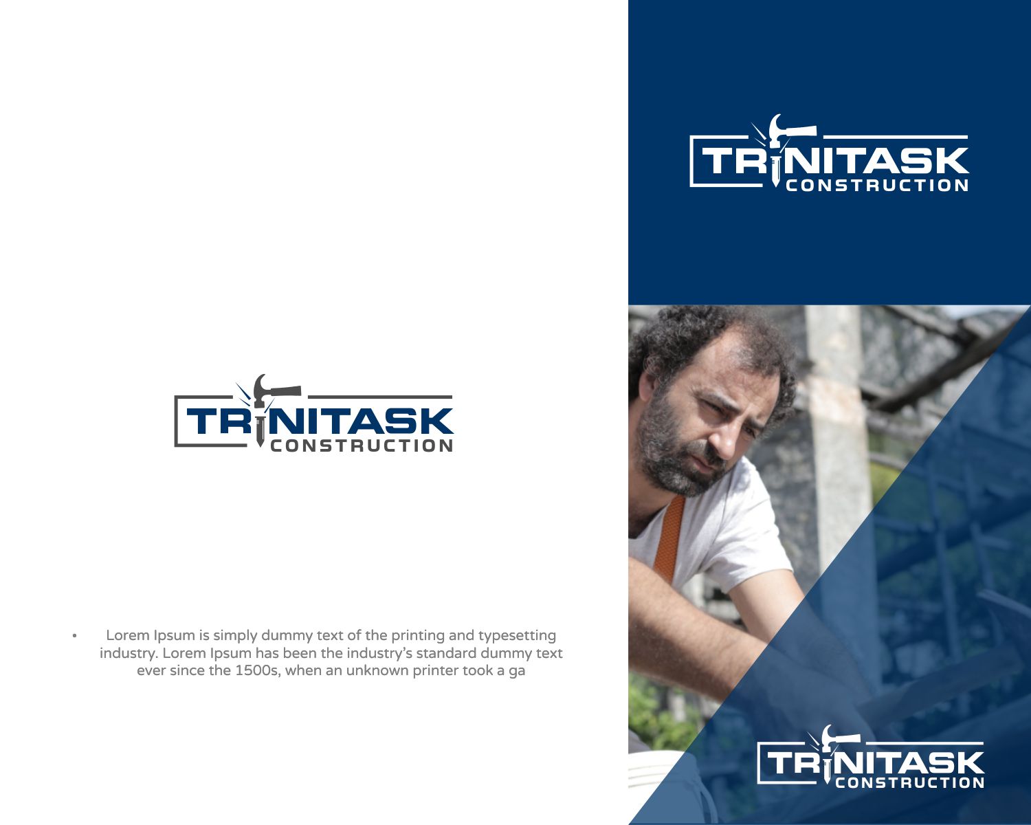 Logo Design by MX LogoArt for Trinitask Construction, Inc | Design #25598450