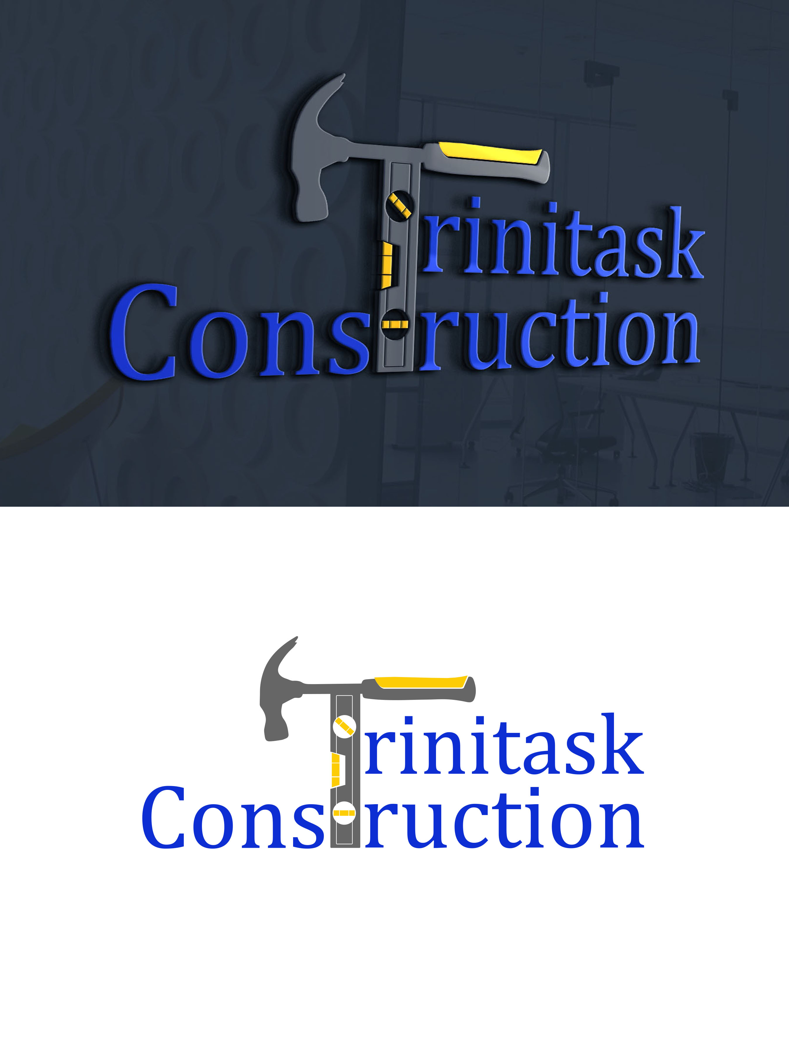 Logo Design by VanR for Trinitask Construction, Inc | Design #25622382