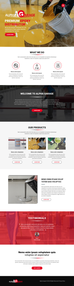 Design de Page d'Accueil par pb pour ce projet | Design : #25592554