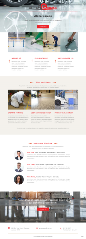 Design de Page d'Accueil par pb pour ce projet | Design : #25592564