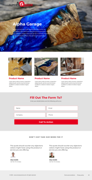 Design de Page d'Accueil par pb pour ce projet | Design : #25592581
