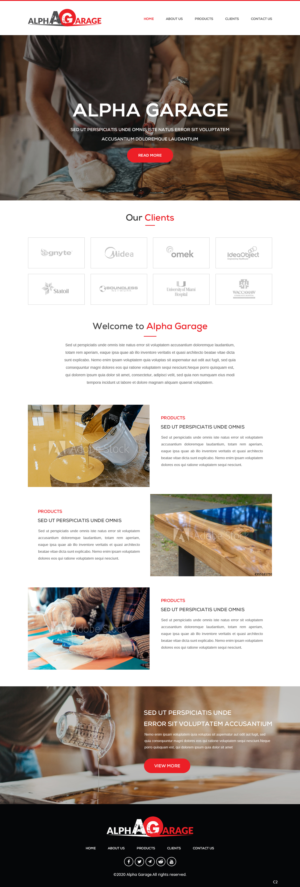 Design de Page d'Accueil par pb pour ce projet | Design : #25599296