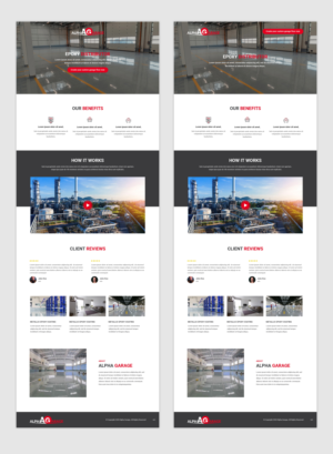 Design de Page d'Accueil par pb pour ce projet | Design : #25824135