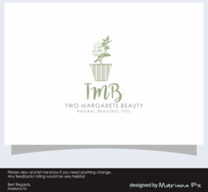Logo Design by Mariono Fx for Two Margarets Beauty | Design: #25581893