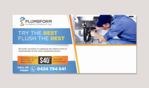 PLUMBING POSTCARD DESIGN (MARKETING) | Postcard Design by Deepak_9_Malhotra