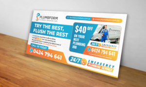 PLUMBING POSTCARD DESIGN (MARKETING) | Postcard Design by ecorokerz