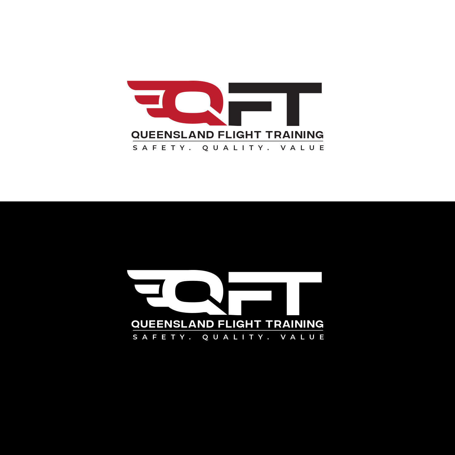 Logo Design by Finley Johnson for Queensland Flight Training | Design #25623870