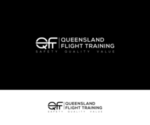 Queensland Flight Training.          Safety. Quality. Value | Logo Design by step forward 2