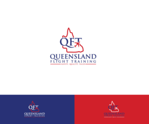 Queensland Flight Training.          Safety. Quality. Value | Logo Design by Ochieng