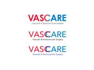 Main Logo name is VASCARE underneath could have Vascular & Endovascular Surgery (this wording isn't a must if logo and main logo text looks complete without) | Logo Design by Atvento Graphics