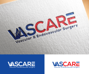 Main Logo name is VASCARE underneath could have Vascular & Endovascular Surgery (this wording isn't a must if logo and main logo text looks complete without) | Logo Design by step forward 2