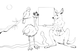 Illustration Design by Wolfheart for Pilbara Wildlife Carers Association Inc | Design: #25614600