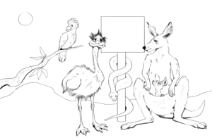 Illustration Design by Wolfheart for Pilbara Wildlife Carers Association Inc | Design: #25621494
