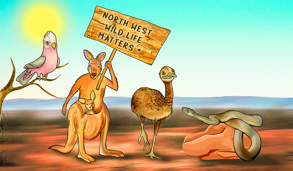 Illustration-Design von Wally_F für Pilbara Wildlife Carers Association Inc | Design #25605451