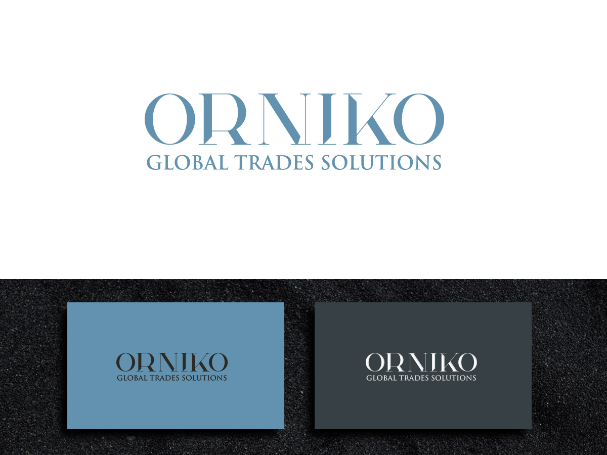Logo Design by ArtSamurai for ORNIKO GLOBAL TRADE SOLUTIONS  B55336556 | Design #25595347