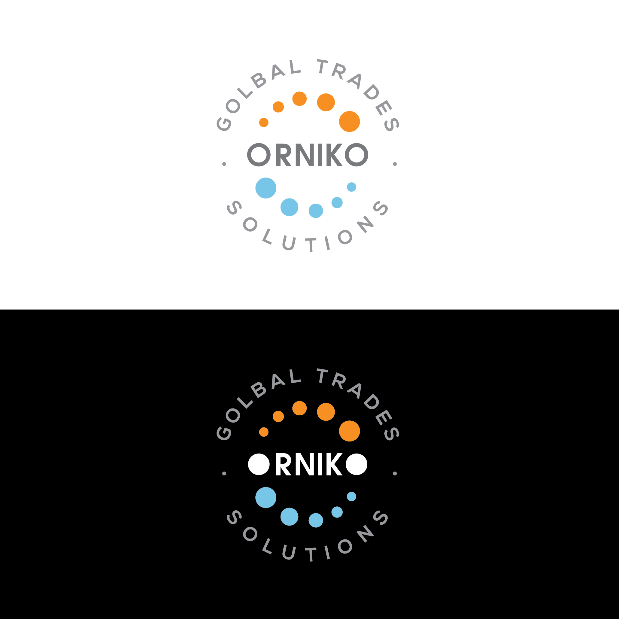 Logo-Design von Muhammad Imran 3 für ORNIKO GLOBAL TRADE SOLUTIONS  B55336556 | Design #25590415