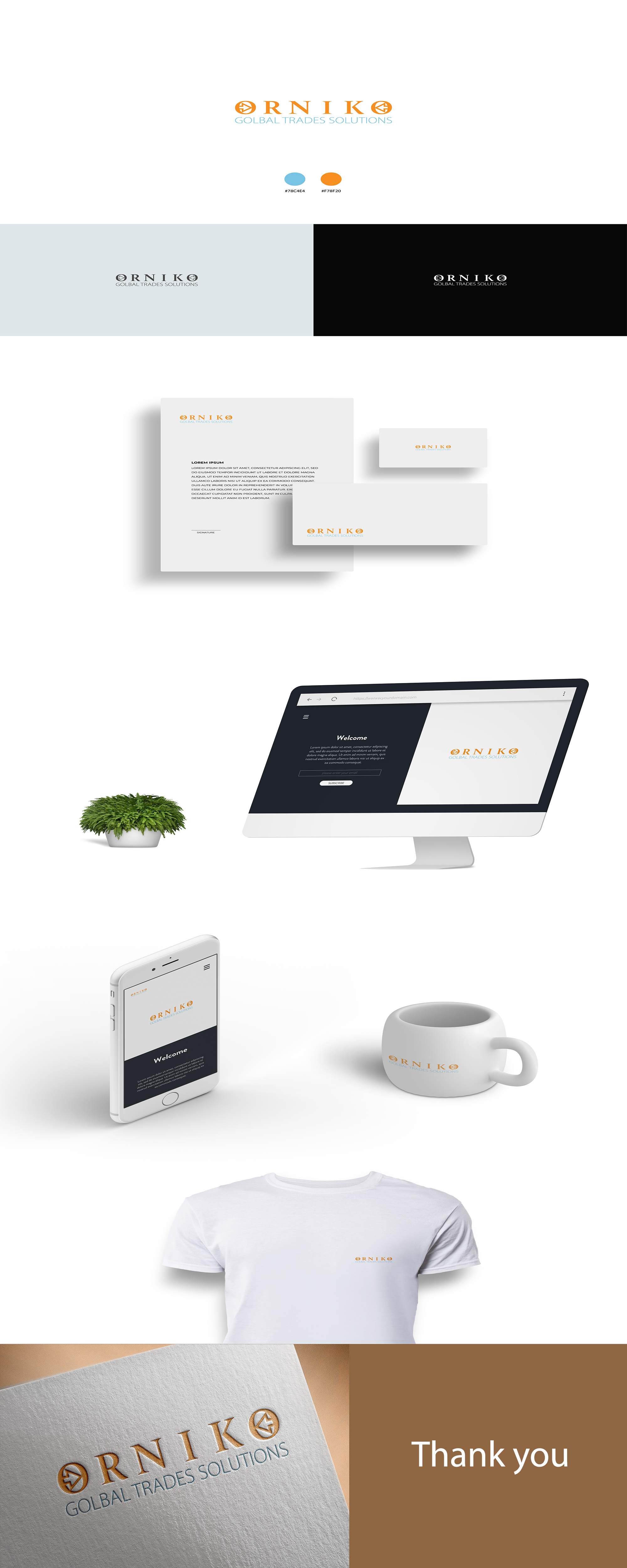 Diseño de Logo por Soyaib02 para ORNIKO GLOBAL TRADE SOLUTIONS  B55336556 | Diseño #25622764