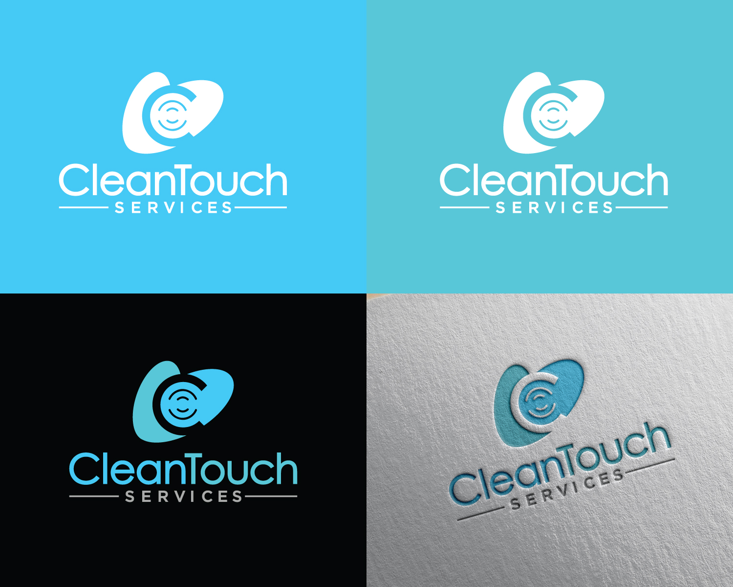 Logo-Design von Atec für Clean Touch Services | Design #25604417