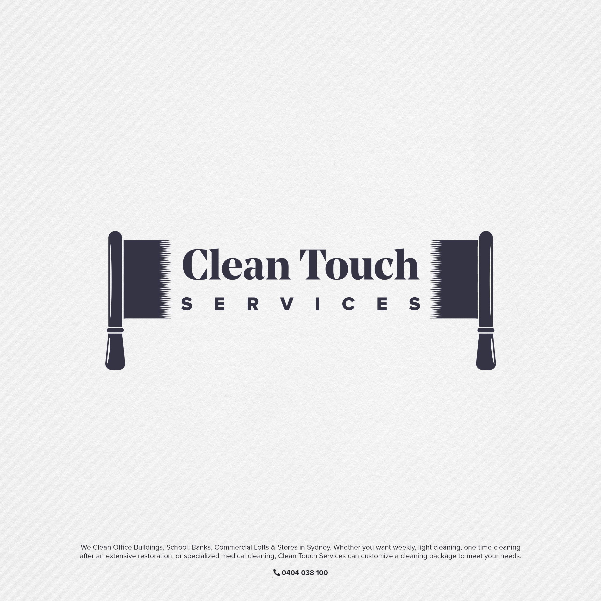 Logo Design by z a n a for Clean Touch Services | Design #25592339