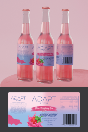 Verpackungs-Design von Deziners Zone für Adapt Drinks | Design: #25592045
