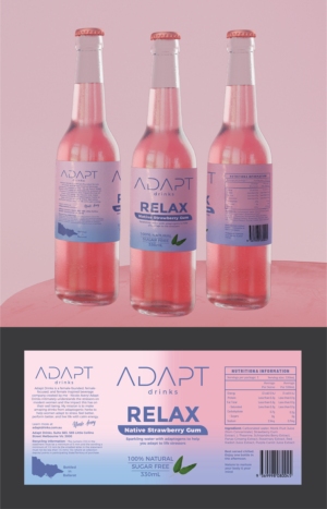 Packaging Design by Deziners Zone for Adapt Drinks | Design: #25602444
