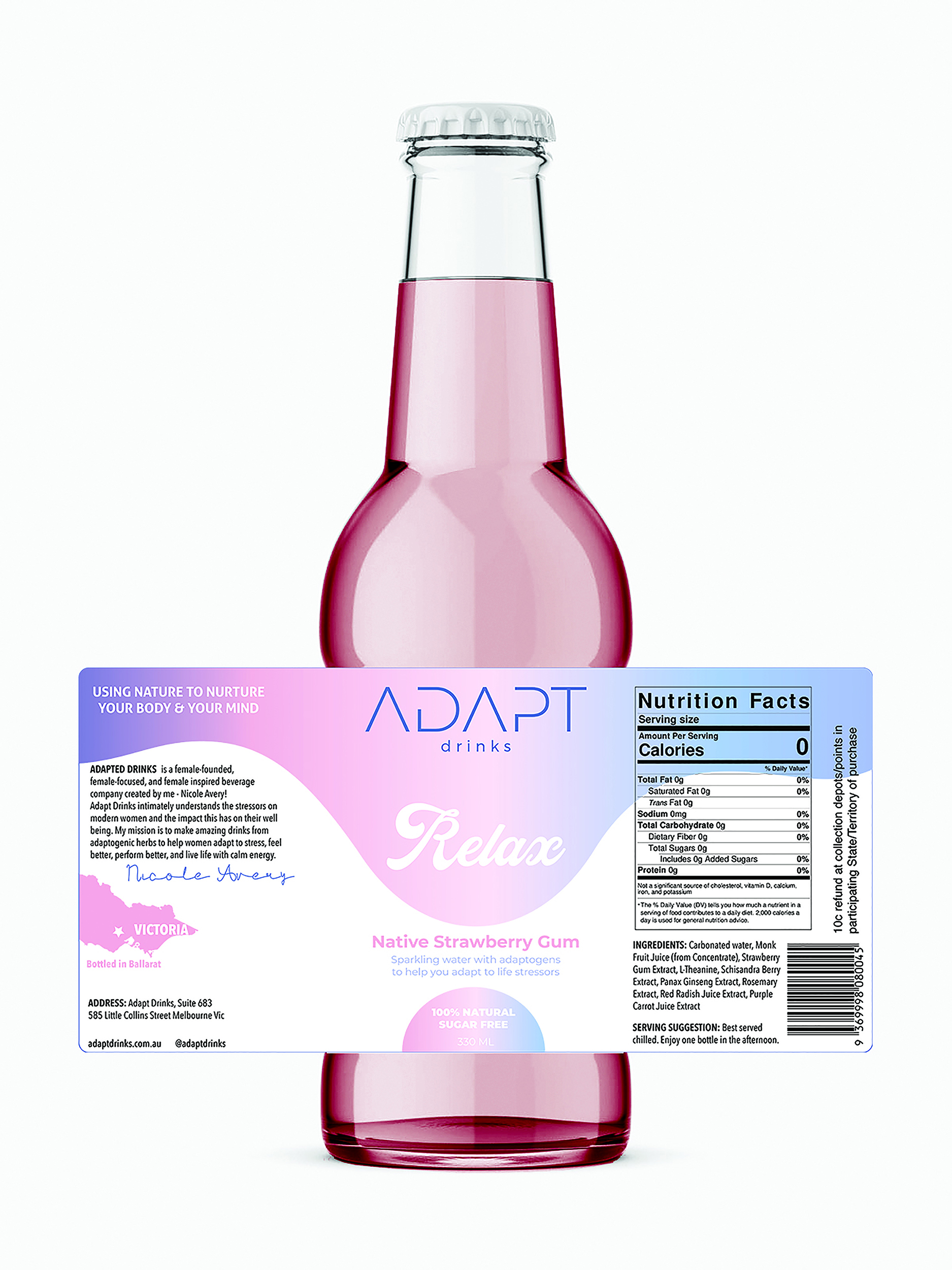 Design Emballage par xjoahz pour Adapt Drinks | Design #25594684