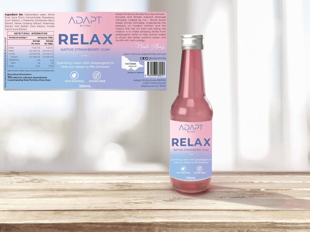 Packaging Design by cosmicline for Adapt Drinks | Design #25589260