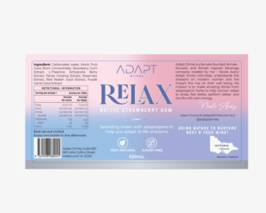Verpackungs-Design von cosmicline für Adapt Drinks | Design: #25593290