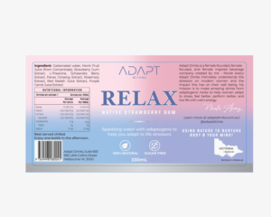 Verpackungs-Design von cosmicline für Adapt Drinks | Design: #25593293