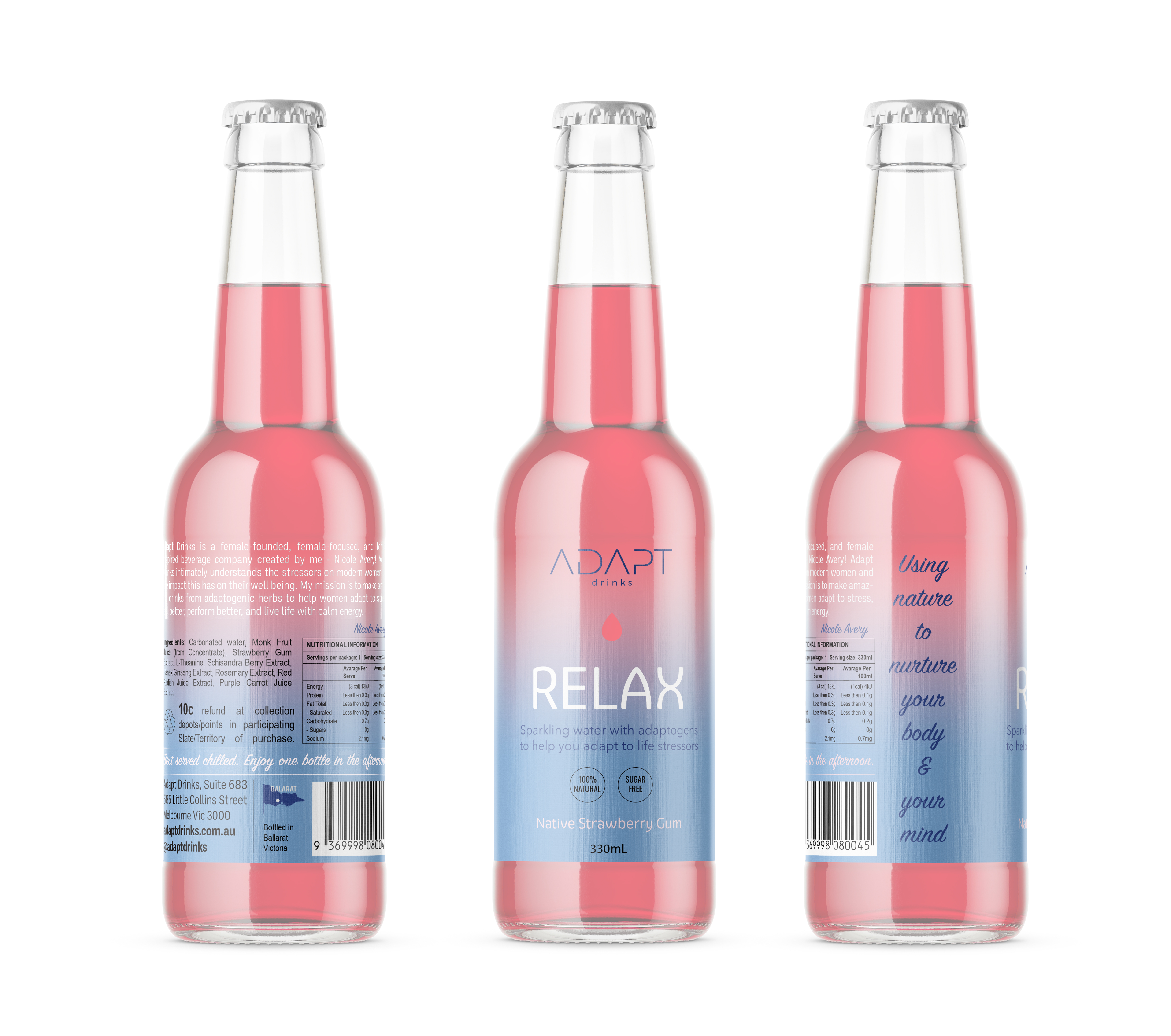 Packaging Design by Weeva for Adapt Drinks | Design #25604953