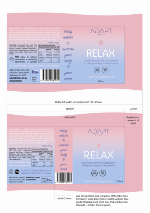 Diseño de Empaque por Weeva para Adapt Drinks | Diseño #25609169