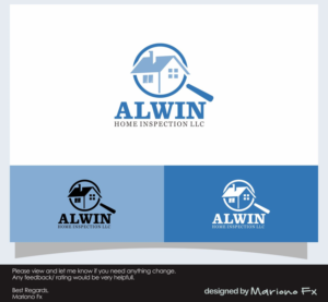 Alwin Home Inspection LLC | Logo Design by Mariono Fx