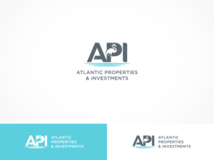 Atlantic Properties & investments or API | Logo Design by ArtTank