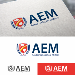 Academia Española Mistral  (potentiellement vous pourriez proposer de ne pas tout mettre non plus) | Logo Design by adelvalle