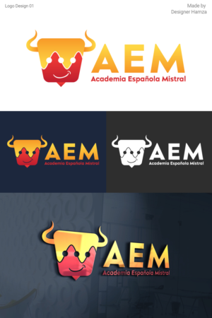 Academia Española Mistral  (potentiellement vous pourriez proposer de ne pas tout mettre non plus) | Diseño de Logo por Designer Hamza