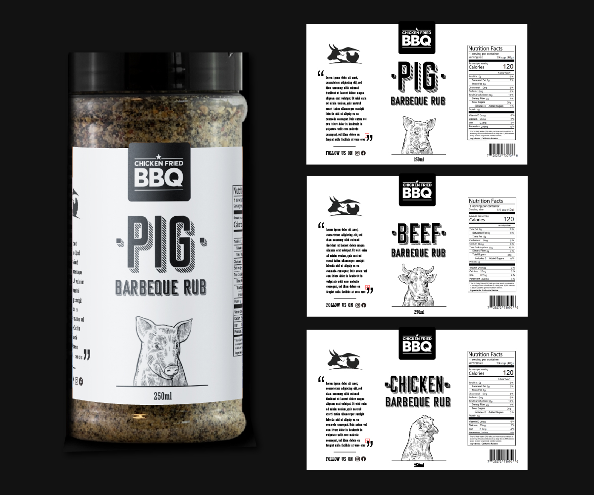 Label Design by Ileana Blanco for this project | Design #25630879
