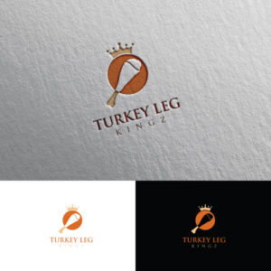 Turkey Leg Kingz is name of the business | Logo Design by Rii