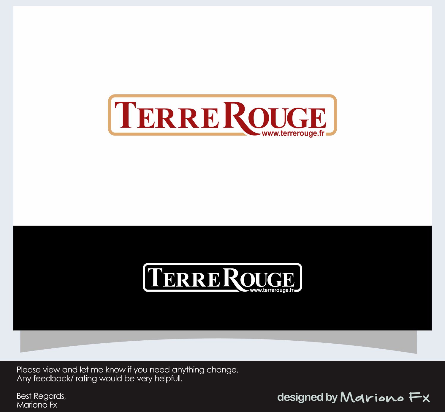 Diseño de Logo por Mariono Fx para TERRE ROUGE | Diseño #25595323