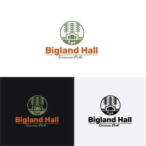Bigland Hall Caravan Park | Logo Design by somani