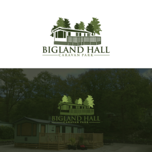 Bigland Hall Caravan Park | Logo Design by Graphic Bricks