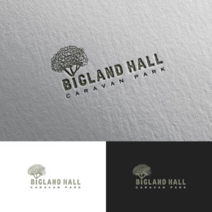 Bigland Hall Caravan Park | Logo Design by Rii