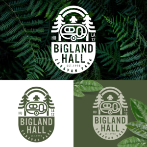 Bigland Hall Caravan Park | Logo Design by simple mind
