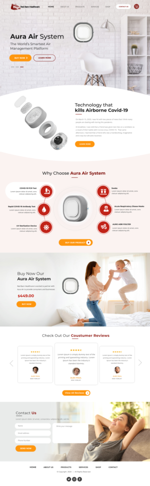 Web Design by Blue Sparrow for this project | Design: #25607966