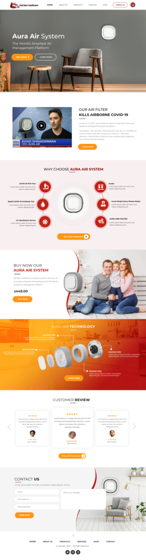 Web Design by Blue Sparrow for this project | Design: #25614074