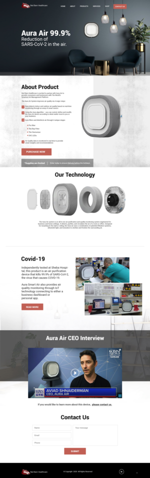 Web Design by pb for this project | Design #25653159