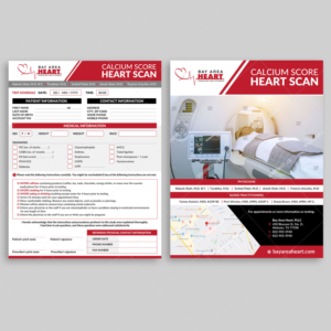Cardiology Practice needs a Heart Scan Order Form | Flyer-Design von DA.